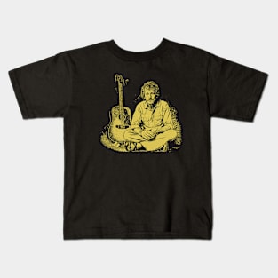 YELLOW gordon lightfoot Music Kids T-Shirt